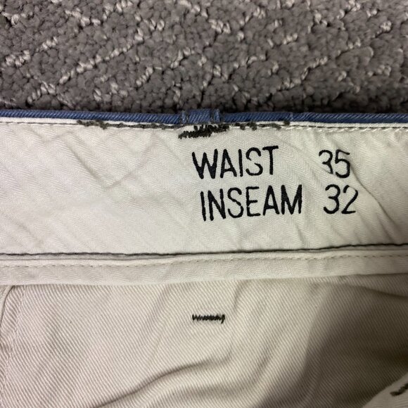 Wallace & Barnes Officer's Chino Pants Men's 35 x 32 Fit 36x30 Blue Field Cotton - Picture 8 of 16